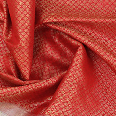Royal Red Kanchipuram Jacquard Silk Saree