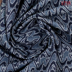 Dark Blue Linen Saree