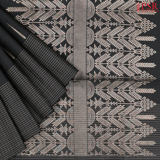 Black Soft Silk Saree