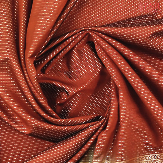 Copper Soft Art Silk Saree