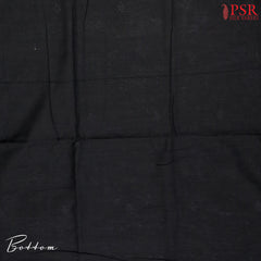 Black Jamdani Cotton Dress Material