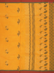 Marigold Yellow Kovai Cotton Saree