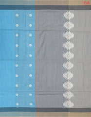Sky Blue Byloom Cotton Saree
