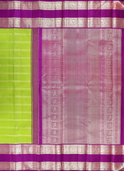 Apple Green Kanchipuram Silk Saree