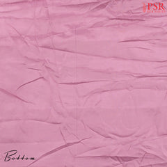 Thulian Pink Semi Linen Dress Material