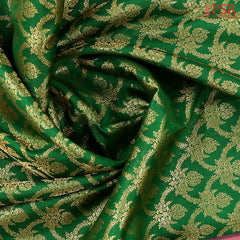 Emerald Green Kanchipuram Jacquard Silk Saree
