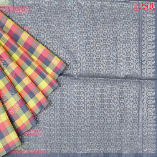 Multicolor Soft Silk Saree