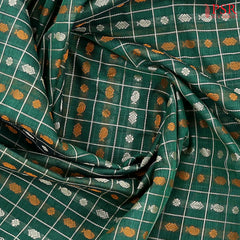 Dark Green Kalakshetra Kovai Cotton Saree