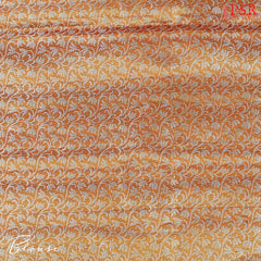 Golden Beige Kanchipuram Jacquard Tissue Silk Saree
