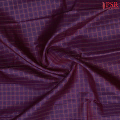 Dark Purple Kanchipuram Silk Saree