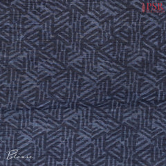 Dark Blue Linen Saree