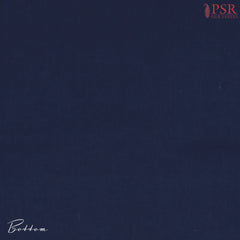 Dark Blue Cotton Dress Material