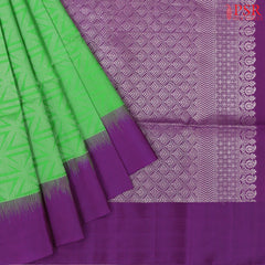 Parakeet Green Soft Silk Saree
