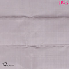 Pastel Blue Kanchipuram Jacquard Silk Saree