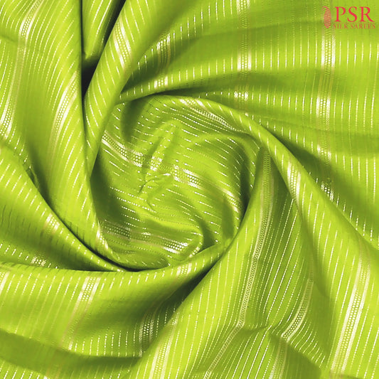 Apple Green Kanchipuram Silk Saree