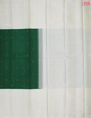 Dark Green Kanchipuram Silk Saree