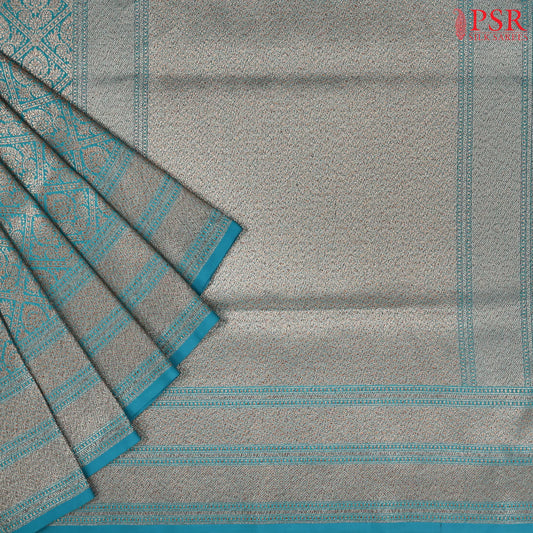 Teal Blue Summer Silk Saree