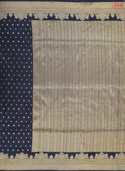 Black Blue Soft Art Silk Saree