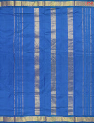Peacock Blue Nine Yards Pure Silk Saree
