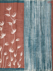 Auburn Semi Dupion Saree