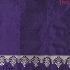 Coral Pink Banaras Katan Silk Saree