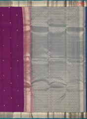Dark Purple Fancy Kanchipuram Silk Saree