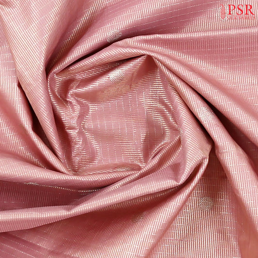 Flamingo Pink Kanchipuram Silk Saree