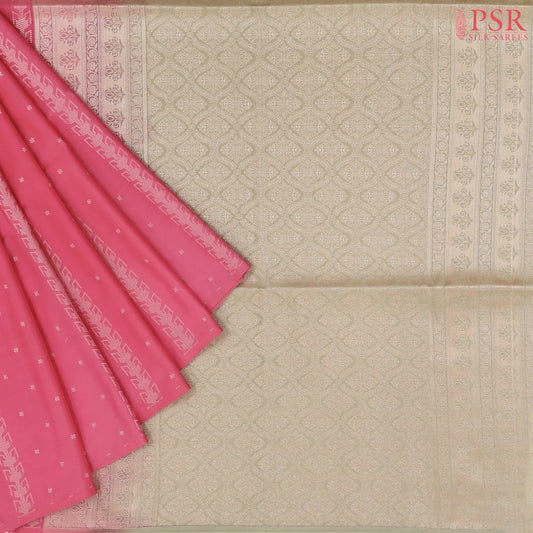Pink Soft Art Silk Saree