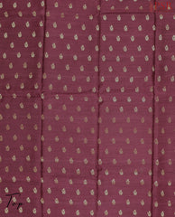 Burgundy Tussar Silk Dress Material