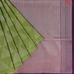 Fern Green Soft Art Silk Saree