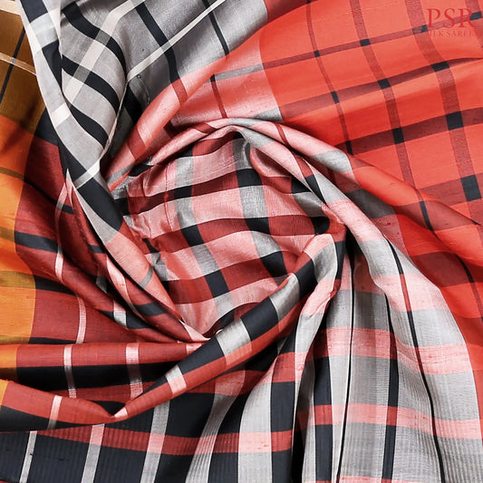 Fiery Palette Kanchipuram Silk Saree