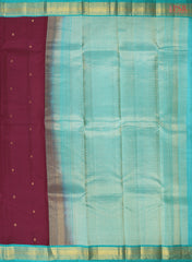 Maroon Fancy Kanchipuram Silk Saree