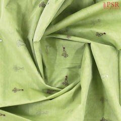Pistachio Green Bengal Cotton Saree