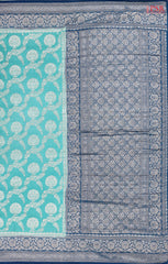 Aqua Lake Georgette Saree