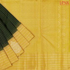 Bottle Green Soft Silk Saree