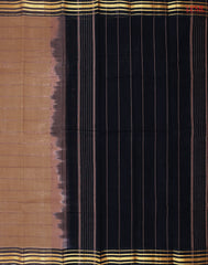 Caramel Brown Kanchi Cotton Saree