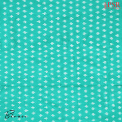 Sea Green Pochampally Silk Ikat Saree