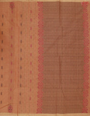Dark Sandstone Orange Kovai Cotton Saree