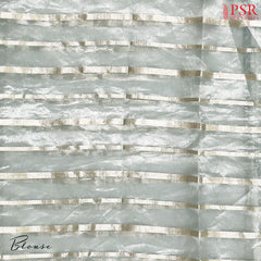 Rain Washed Grey Chiniya Silk Saree