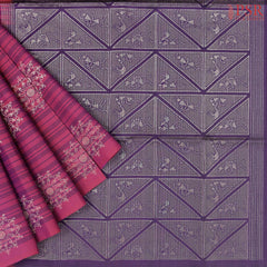 Dark Pink Soft Silk Saree