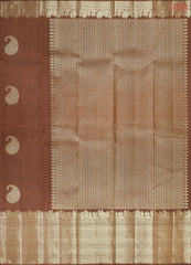 Cinnamon Brown Kanchipuram Silk Saree