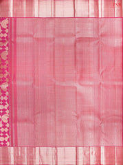 Wild Strawberry Pink Kanchipuram Silk Saree