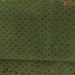 Beige & Olive Green Chanderi Silk Cotton Saree