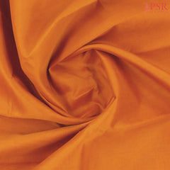 Marigold Orange Cotton Silk Saree