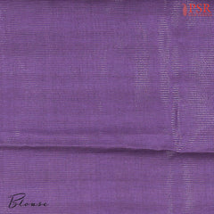 Mustard & Dark Lavender Semi Tussar Saree