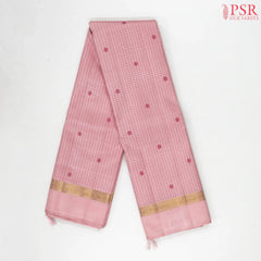 Pastel Pink Kanchipuram Silk Saree