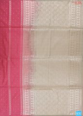 Pink Soft Art Silk Saree