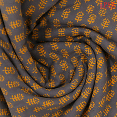 Grey Cotton Print Running Material