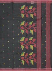 Black Bengal Cotton Saree
