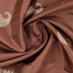 Cinnamon Brown Kanchipuram Silk Saree